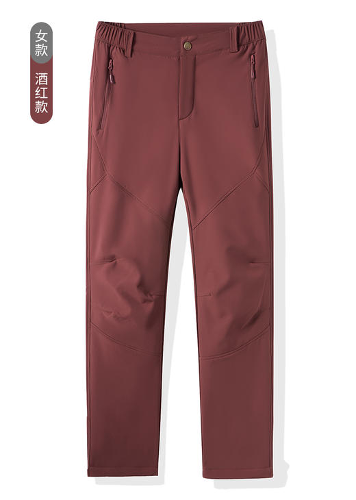 LUCKY DEER幸运鹿情侣款保暖抓绒防水登山运动裤 商品图7