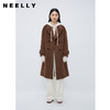 NEELLY纳俪商场同款冬新款复古美拉德羊驼毛大衣女羊毛呢外套N25104G04586 商品缩略图0