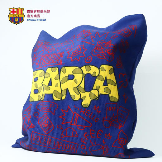 【官方正版】巴塞罗那俱乐部｜巴萨CAT涂鸦帆布包球迷周边背包 商品图2