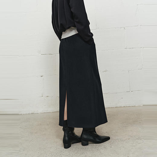 NEELLY纳俪商场同款冬新款慵懒显瘦两件套女时尚百搭上衣半裙套装N25101Z01024 商品图1