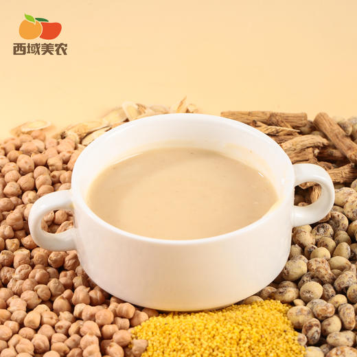 西域美农 黄芪鹰嘴豆豆浆 豆香融合草本清香，口感更细腻、不腻不涩 200ml*10袋 商品图8