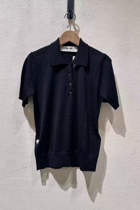 女款短袖针织polo衫