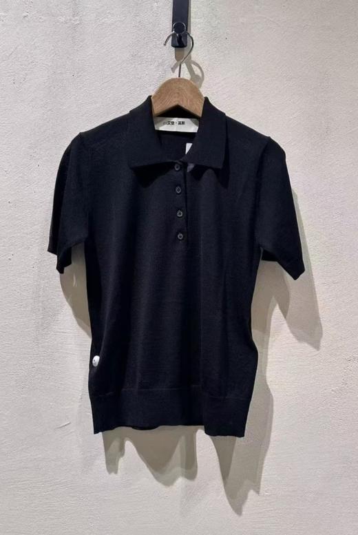 女款短袖针织polo衫 商品图0