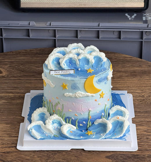 海浪蛋糕B款 （加高） 商品图0