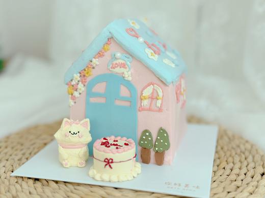 立体小房子造型蛋糕（务必提前24小时预定） 商品图1
