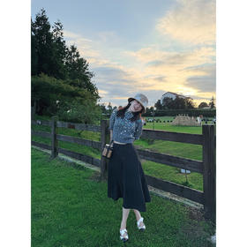 DUO智仙生 秋冬品鉴雕风格立裁优雅半裙仿丝毛