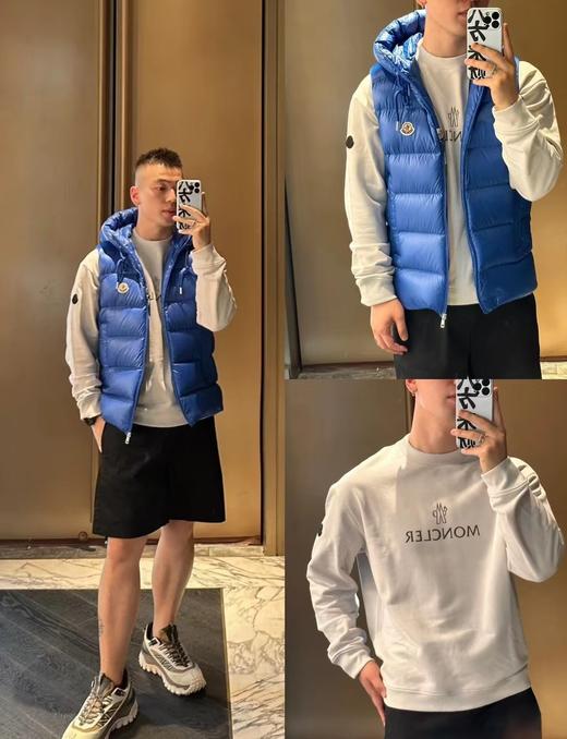 Moncler男女同款字母全棉刺绣卫衣 商品图6