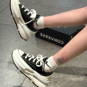 【云粉节】【8折】7楼CONVERSE匡威 黑色夹心饼干增高鞋A11489C 吊牌价699惊爆价559