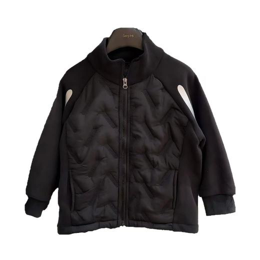 【秒杀】儿童奥粒绒棉服冬季拉链防风保暖立领夹棉开衫新款中大童棉袄100-180 商品图4