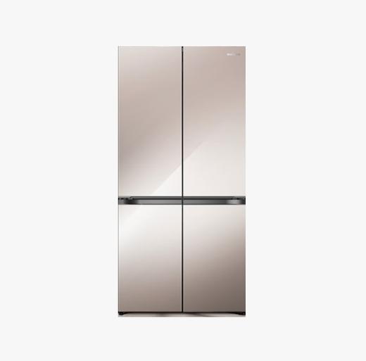 容声 冰箱 BCD-505W60CZBAS 505升 嵌入式 十字四门冰箱 风冷 变频 一级能效  底部散热 宽幅变温 90度直角开门 钢化玻璃面板 自动制冰 双循环系统 琥珀钰颜色 商品图0