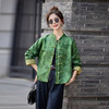 HR ZMFS25913新中式外套时尚宽松盘扣立领刺绣短款外套 商品缩略图4