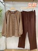 松植屋秋冬情侣款《尘暮》加厚磨毛睡衣套装家居服男女款 商品缩略图5