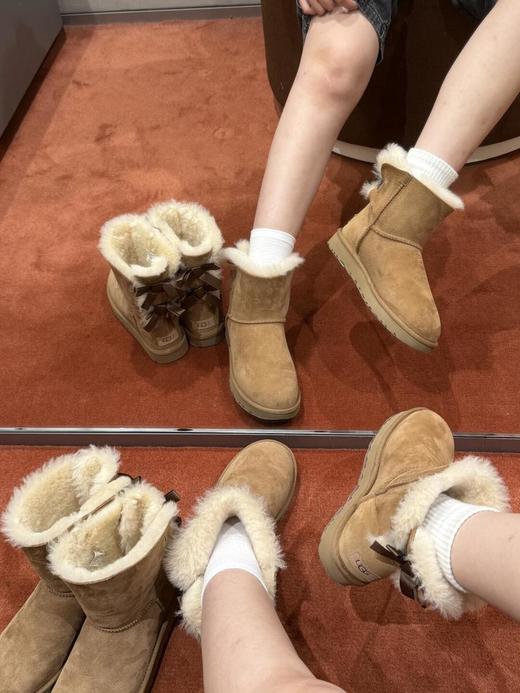 【只可换码 不退货】Ugg后带蝴蝶结雪地靴（XR） 商品图7
