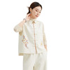 SM 1219传统立领羊毛马甲新中式盘扣改良绣花马甲上衣气质 商品缩略图4