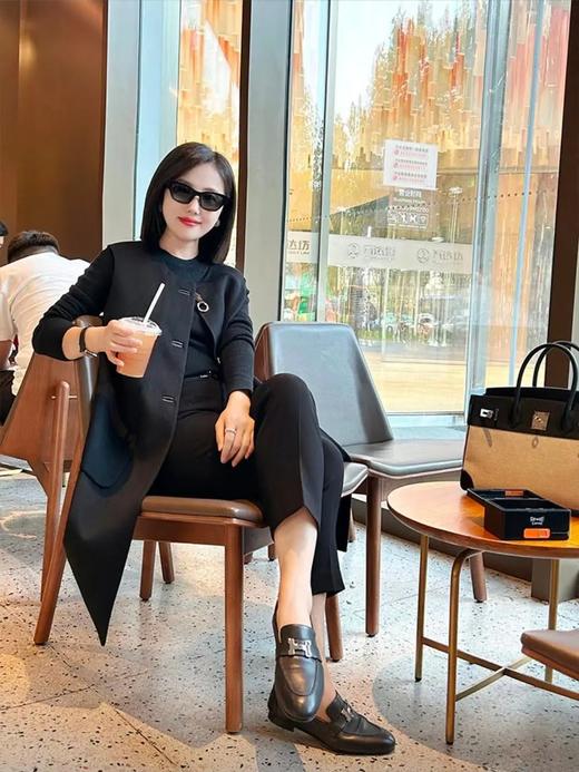 老米优品🎈 时髦星人手一双！《牛皮H扣乐福鞋》柔软细腻的牛皮+羊皮内里，舒适包裹双脚，百搭经典！ 商品图10