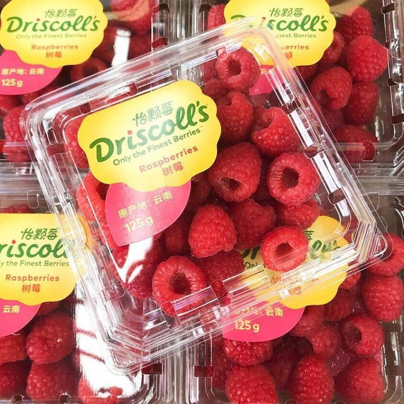 【会员22.5/盒】Driscoll’s 怡颗莓 云南鲜树莓 125g/盒