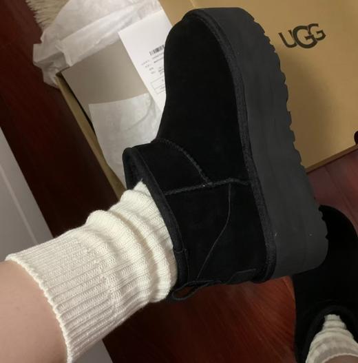 【只可换码 不退货】UGG/5CM  厚底mini雪地靴/ 周冬雨同款雪地鞋（XR） 商品图8