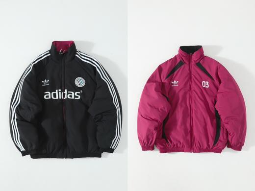 迪子美拉德】  保暖双面穿条纹Logo宽松长袖棉服 阿迪双面穿棉衣！🏃‍♀️🏃‍♂️男女同款！ 商品图2