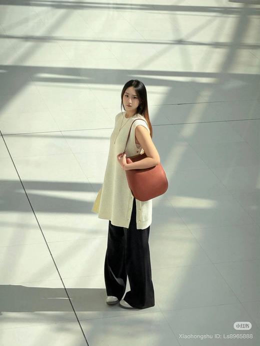 1011-1 纯圆正 小禾早秋新款 美丽诺 重磅针织羊毛系列 套头衫/背心裙 我穿L 商品图7