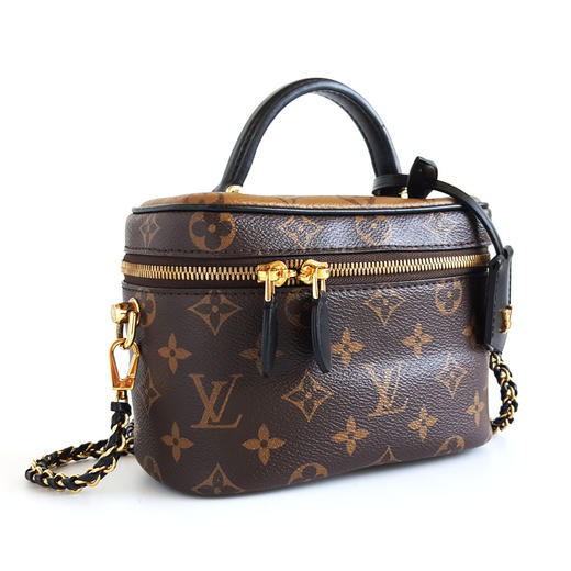 【95新】LV路易威登vanity M45165 拼色老花vanity化妆盒手提单肩包031025NJS03 现售价：9900！ 商品图2