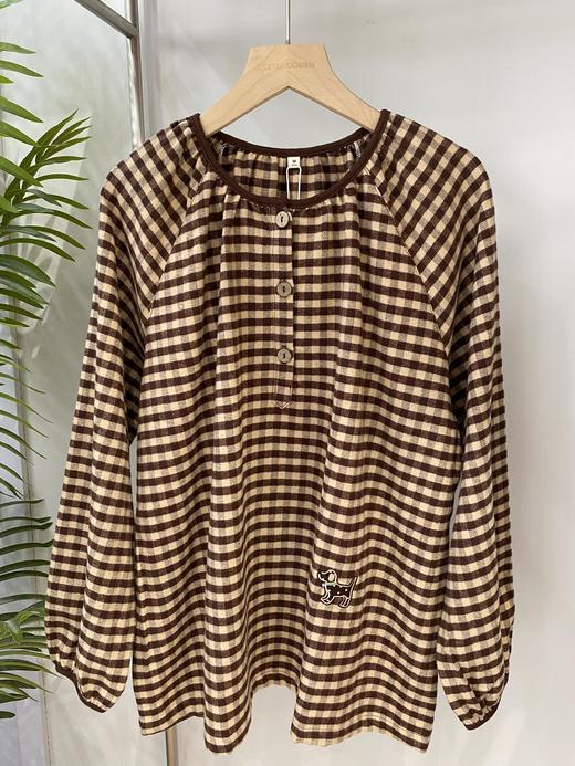 松植屋秋冬情侣款《尘暮》加厚磨毛睡衣套装家居服男女款 商品图6