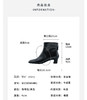 Westory2025年冬季小方头低跟胎牛极简老钱风百搭短靴W25DS85401 商品缩略图10