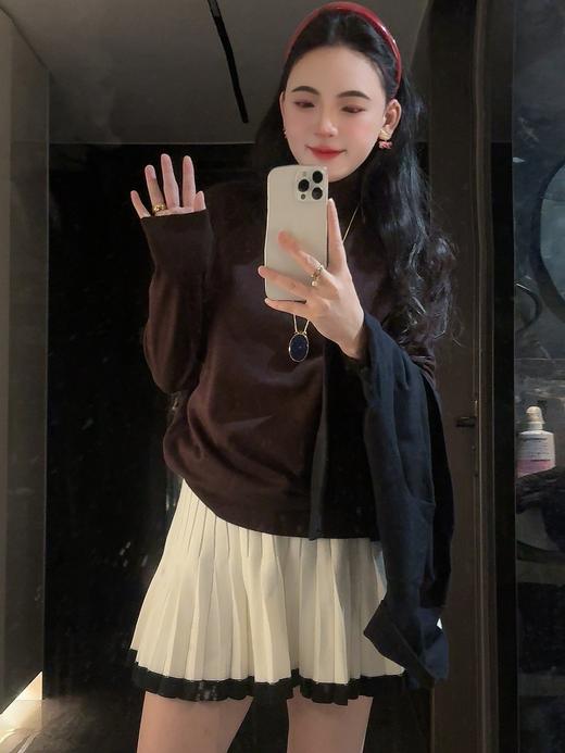 秋冬男士高领纯色针织衫毛衣（蕾姐穿S） 商品图7