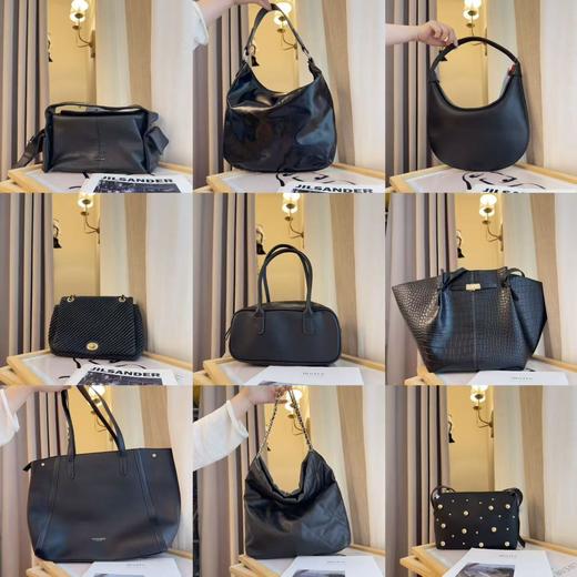 经典黑 很多都是特殊纹理料 质感满格 出口欧洲宁波外贸公司包包样品/ 尾货 合集·第四组 商品图0