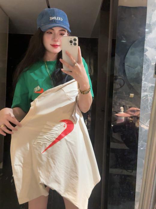 N&K徽标口袋圆领宽松短袖（DM6426）（蕾姐穿S） 商品图2