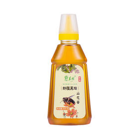 天山花开·新疆黑蜂山花蜂蜜500g 花香蔓延 甜而不腻 挤压式包装 