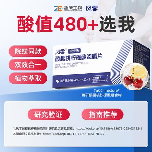 风零  酸樱桃柠檬酸泡腾片 商品图1