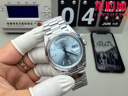 CBD配重版 V9升级版 重量200克+ 劳力士星期日历型系列 日志40mm 冰蓝盘DD 商品图1
