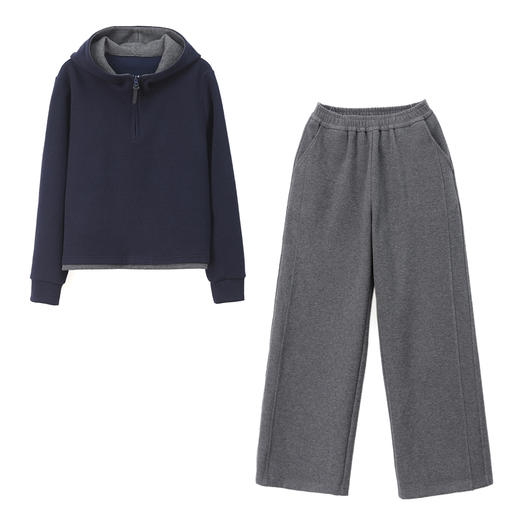 丁摩 休闲套装女春秋新款时尚高端运动减龄卫衣两件套5ZF-9956 商品图4