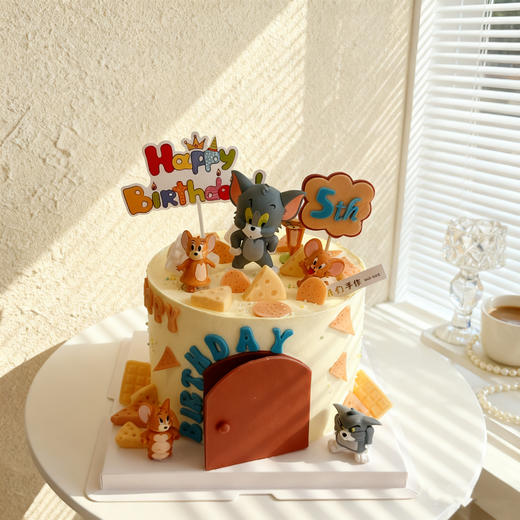 客定款~tom&jerry猫和老鼠卡通蛋糕-低糖处理无添加 商品图5