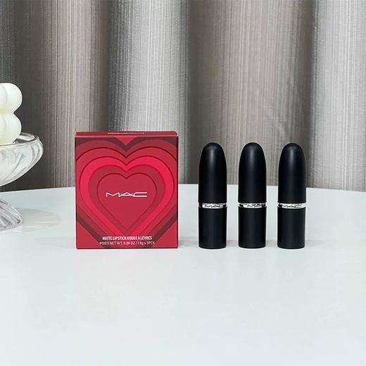 mac大宠爱口红三件套 1.8G*3 MAC魅可子弹头哑光唇膏口红大玩咖防水不掉色 商品图1