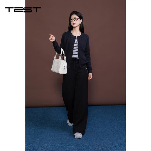 冬上新简约百搭纯色显瘦毛衣1254011 商品图3