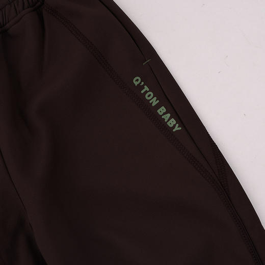 棉果果冬季新品男童卡其色涤丝纺复合绒保暖加厚加绒长裤M412200325761 商品图3