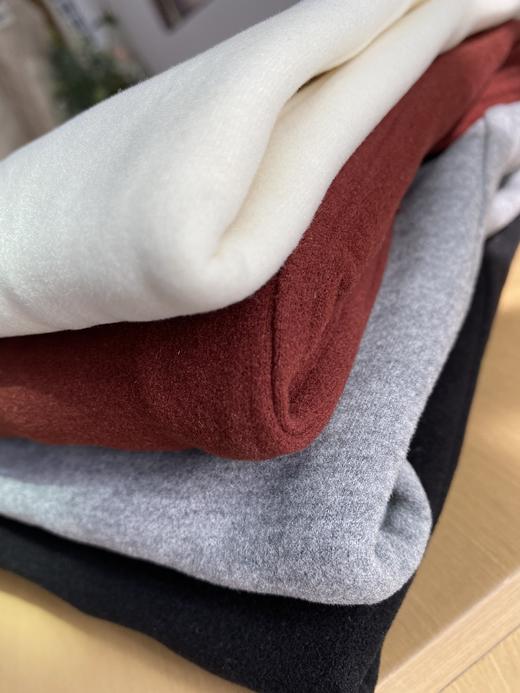 爆款松植屋秋冬女款暖绒瘦瘦衫｜温暖显瘦，一件到位 半拉链小立领外套 商品图2