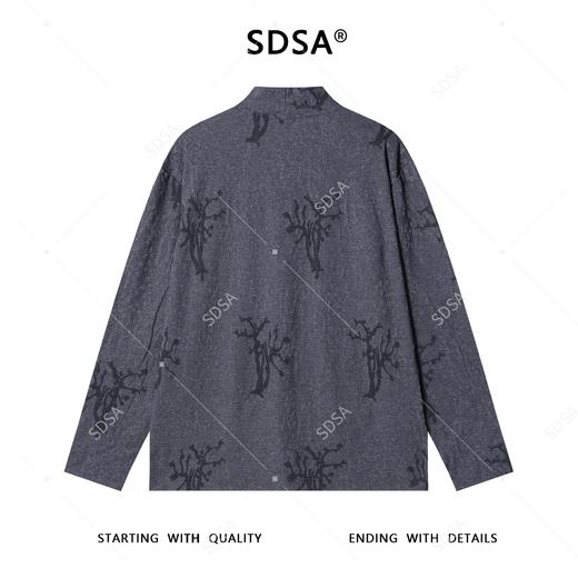 T4920SDSA男士秋冬新款痞帅男装休闲风撞色暗纹提花半高领长袖T恤百搭 商品图5