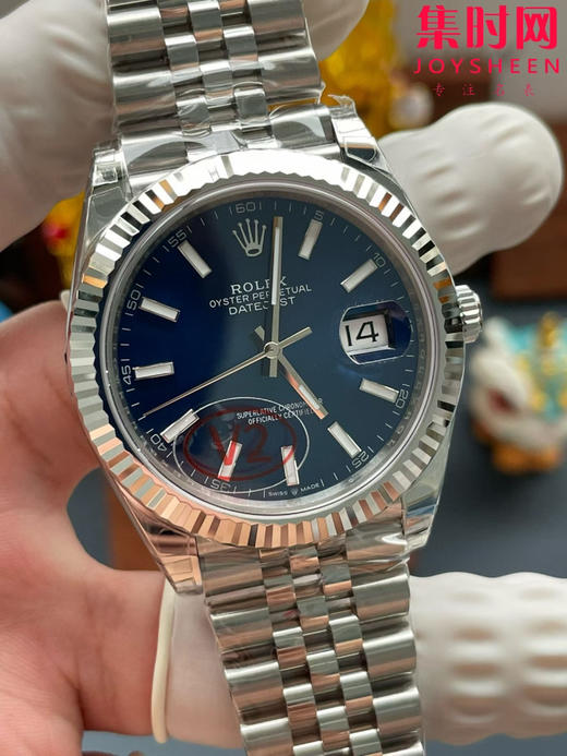劳力士 VS日志41系列 VS日志V2版 蓝色盘 男士腕表 丹东3235机 五珠带 表径41mm 商品图2