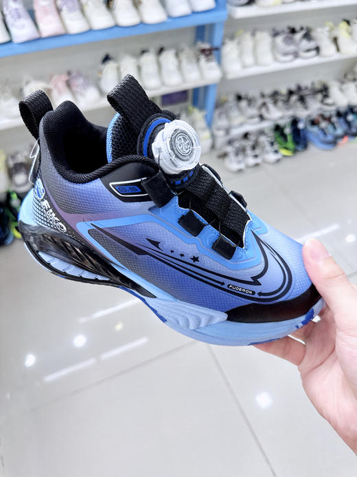 福得隆 9238  皮篮球鞋 34-39纽扣 商品图3