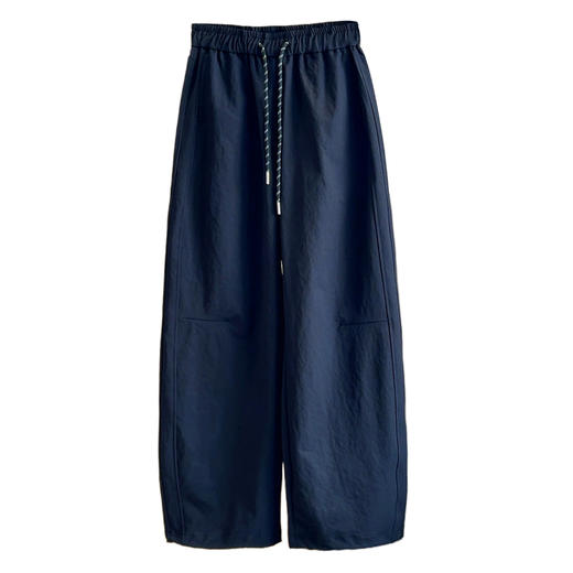 丁摩 松紧腰休闲气球哈伦裤女春秋季高腰显瘦宽松弯刀裤奶奶裤5ZF-1807 商品图2