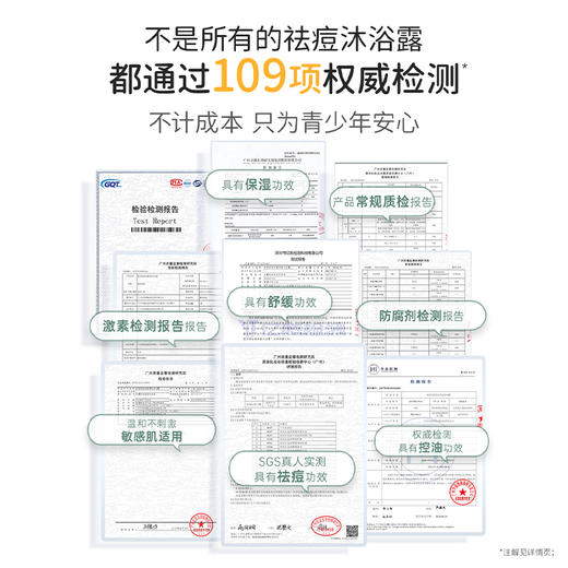 【TOP登陆少年组合同款】专研青少年背痘 无酸祛痘 夏季控油清爽 袋鼠妈妈祛痘净澈沐浴露380ml 商品图4