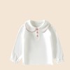 【儿童服饰丨儿童纯色polo衫】选用纯棉面料，亲肤舒适透气，做工精细走线工整，男款POLO领，女款娃娃领，男女款纽扣色做了区分，胸前有小口袋设计，简约百搭，90-170码可选~ 商品缩略图8