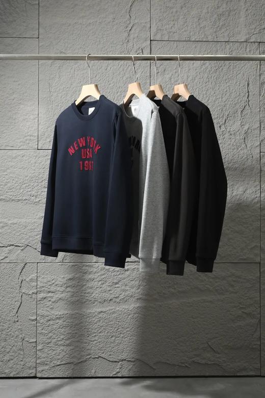 秋冬复古高级感贴布绣潮流休闲毛圈卫衣 商品图0