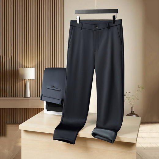 【特大码】【加绒】【DM】大依优型大码男装加厚西裤休闲直筒商务百搭长裤300斤 商品图8