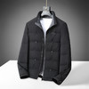 【90白鸭绒】【DX】大依优型大码男装冬季男立领羽绒服加厚时尚休闲商务百搭上衣外套 商品缩略图6