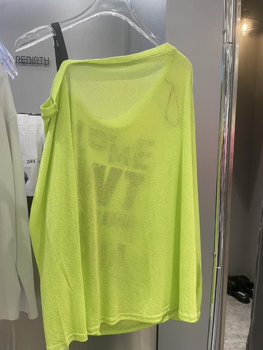 NC斜肩领侧抽字母长袖T恤50905 秋季 011103080115 商品图1