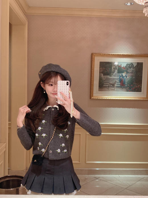 金蘑菇菇 XS码 手工毛衣/宽松落肩袖童趣圣诞毛衣 商品图2