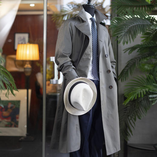 秋季新款男士轻便版/奢华版纯棉堑壕风衣-两款多色可选 商品图1